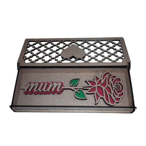 Mothers Day Flower Box MDF wood