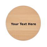 Load image into Gallery viewer, Round bamboo coaster 8.5cm
