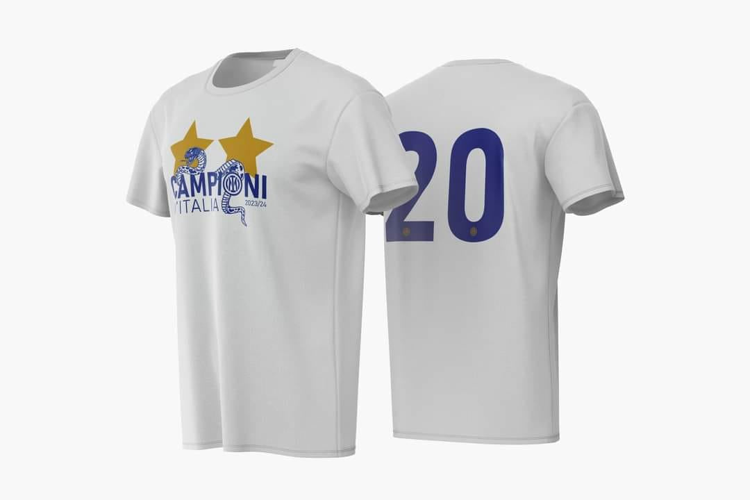 Inter Campioni 20 T-Shirt 100% Cotton