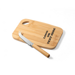 Load image into Gallery viewer, Cutting board set with board and cheese knife
