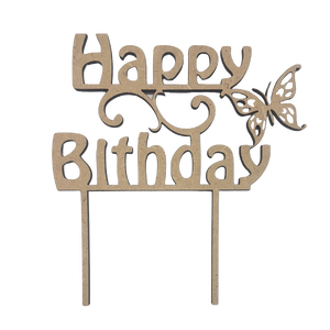 Cake Topper Happy Birthday 4