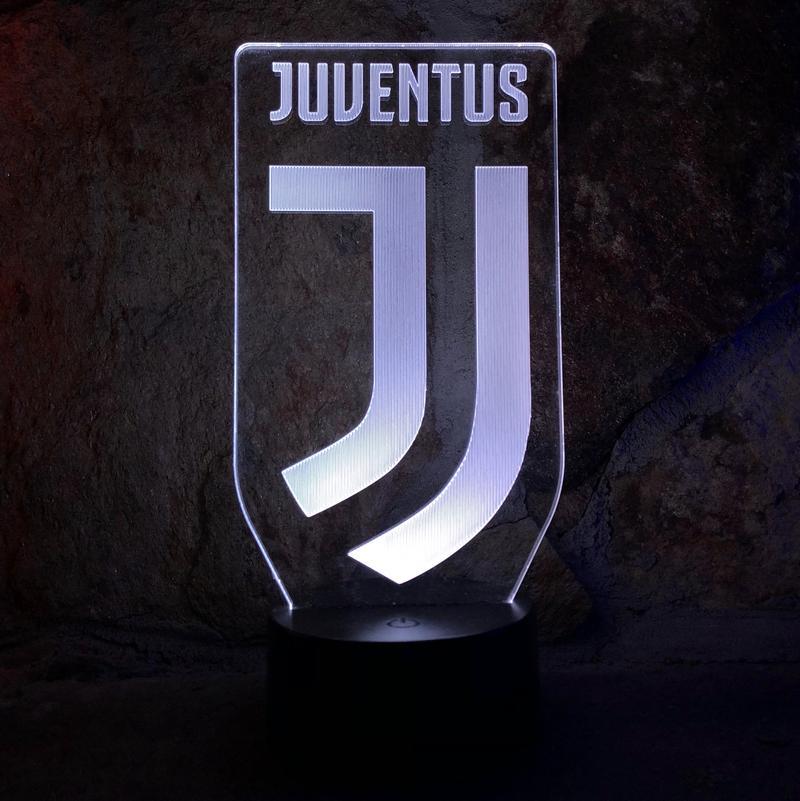 Football Teams Acrylic 3D Lamp LED 7 Colour Night Light Touch Table