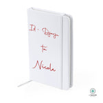 Load image into Gallery viewer, Personalised A5 antibacterial notebook
