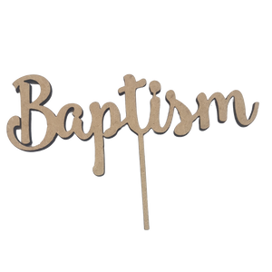 Cake Topper Baptism