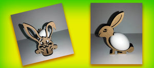 EASTER BUNNY GIFT MDF WOOD