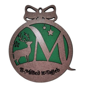 A-Z Christmas Personalised Ball Letters