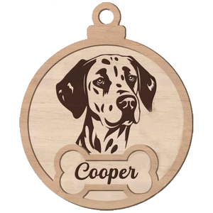 Dog Breed Dangler Wooden Xmas Decoration