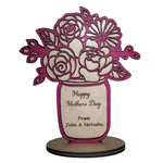 Load image into Gallery viewer, Happy Mothers Day Flower Vase MDF wood
