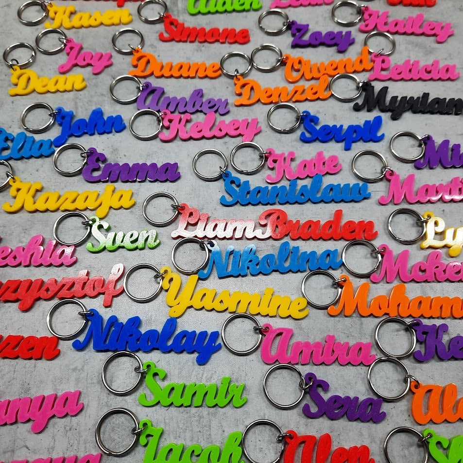 Personalised Keyring 3D Print