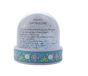 Photo Snow globe baby blue