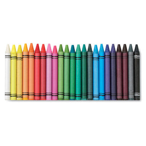 30 wax crayons in carton tube