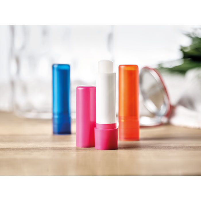Natural lip balm in assorted colours