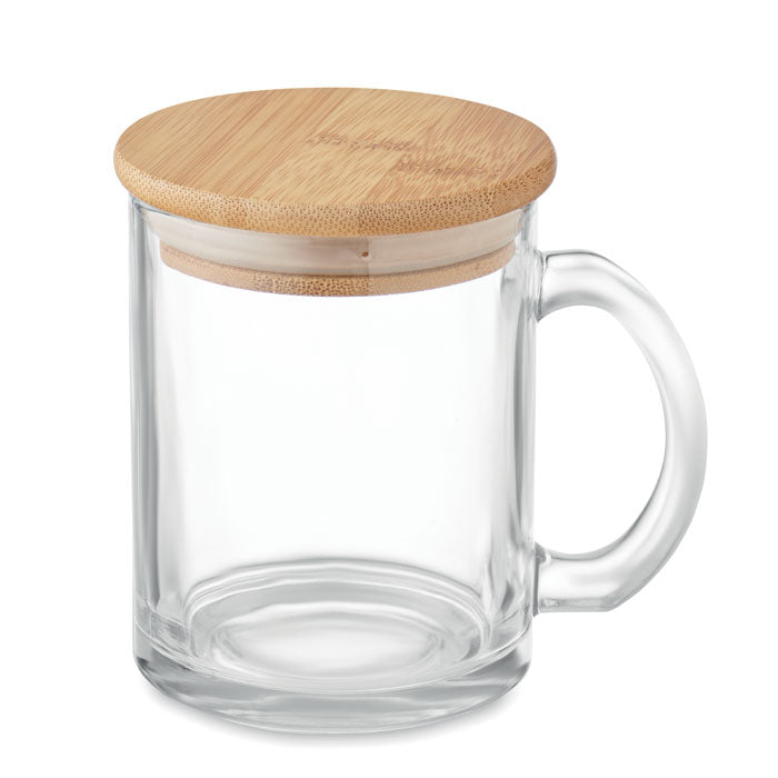 Personalised Mug with bamboo lid
