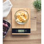 Load image into Gallery viewer, Personalised digital kitchen scale made from bamboo

