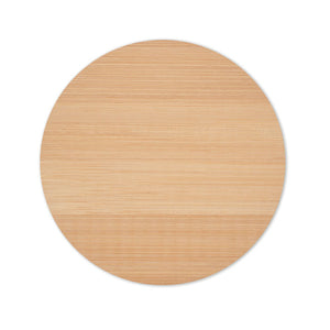 Round bamboo coaster 8.5cm