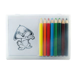 Load image into Gallery viewer, Colouring set in clear box contains 8 wooden pencils
