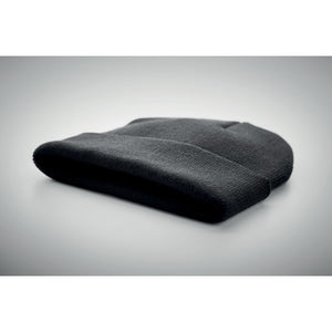 Beanie in soft stretchable RPET polyester