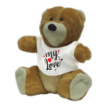 Load image into Gallery viewer, Personalised Soft toy teddy bear brown

