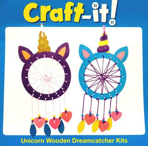 Unicorn Dreamcatcher Wooden Sewing Kit