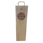 Load image into Gallery viewer, Football Teams Wooden Wine Box With Sliding Lid and Rope
