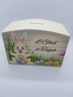 Load image into Gallery viewer, Personalised Wooden Rectangular Shaped Money Box
