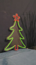 Load and play video in Gallery viewer, Neon LED Xmas Tree Design
