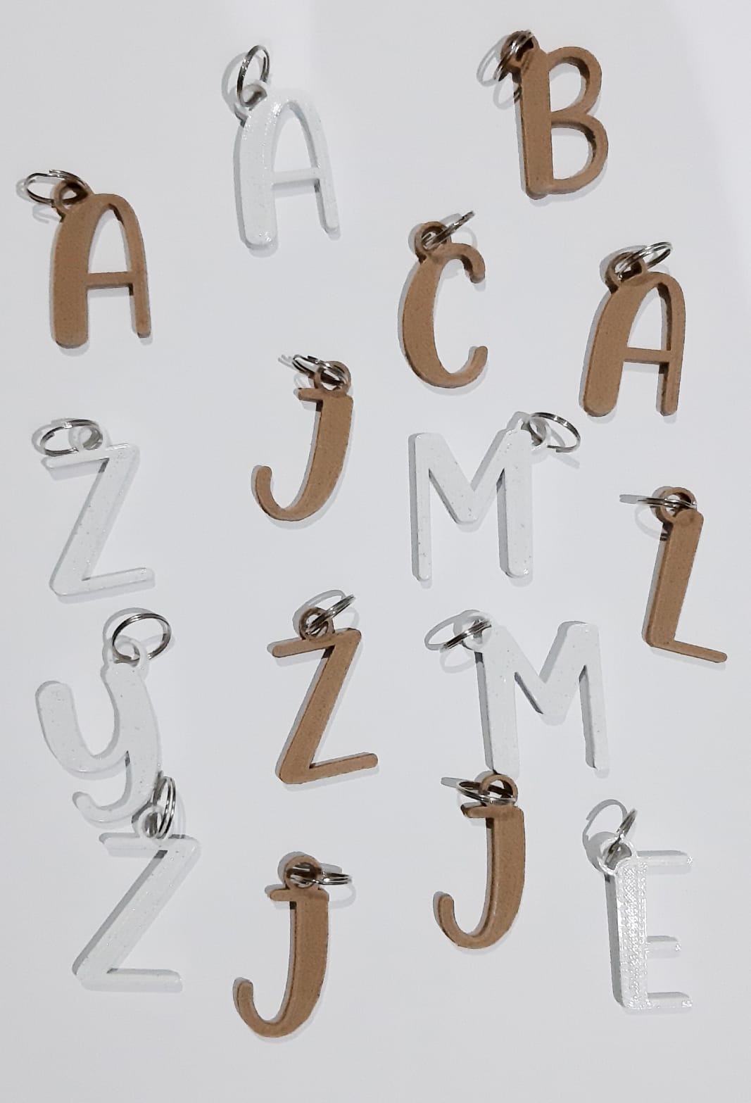 Custom 3D Printing Letter Keychain