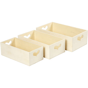 Storage Boxes, 3 pc