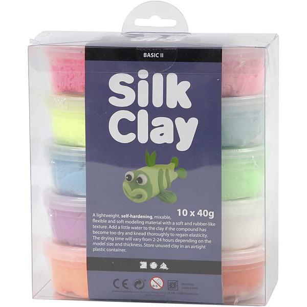Silk Clay® - Pack of 10 x 40g Tubs