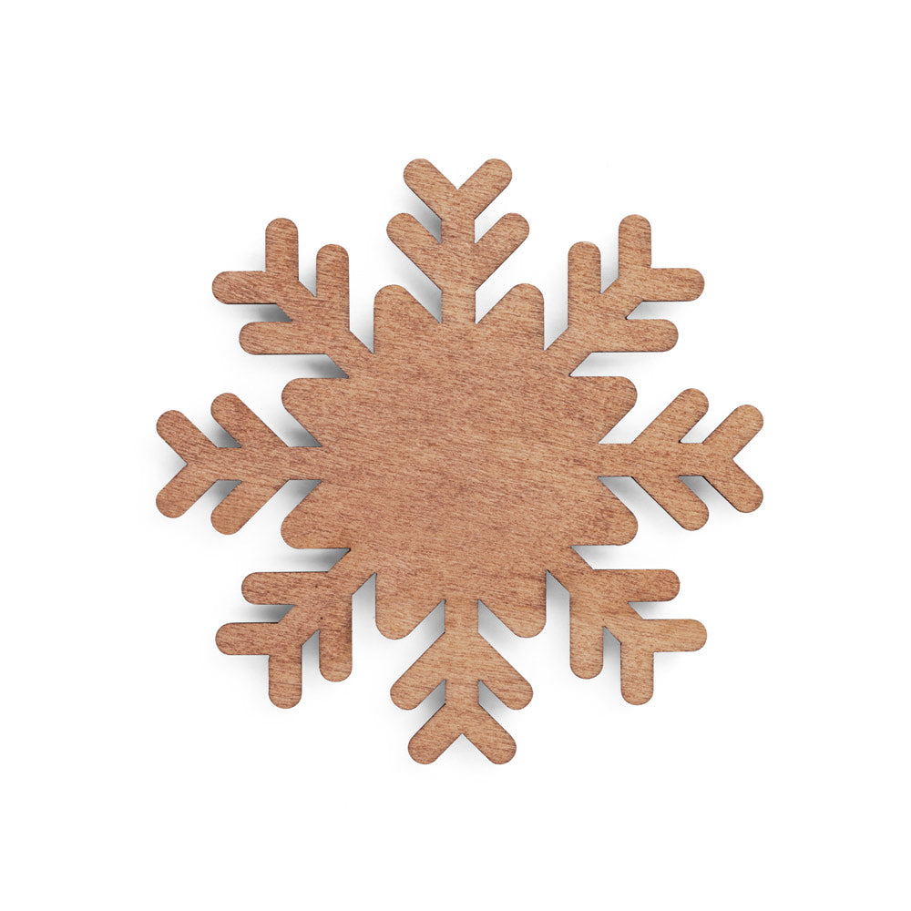 Snowflake shaped coasters