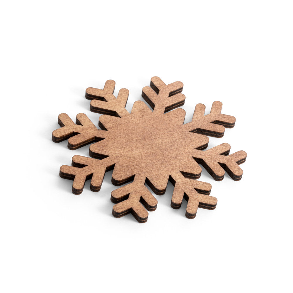 Snowflake shaped coasters