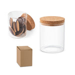 Load image into Gallery viewer, Personalised glass bottle 700ml with cork lid
