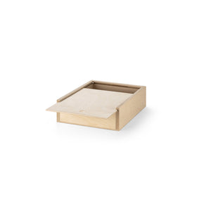 Plywood box with sliding lid, (S)