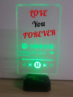 Load image into Gallery viewer, Spotify Code Acrylic 3D  Led Lamp
