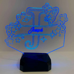 Load image into Gallery viewer, Acrylic 3D LED Lamp Letter shape with name
