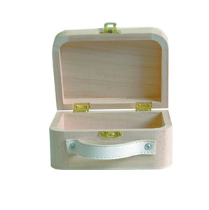 Personalised Small Sized Mini Suitcase Wooden Box