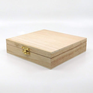 Wooden Box with Wine Accessories