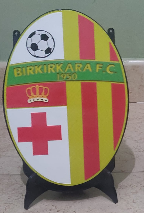 3D Print Football Teams Emblem Plaque