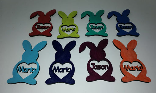 Easter Bunnies Coloured