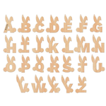 Load image into Gallery viewer, Personalised Alphabet Rabbit Dangler
