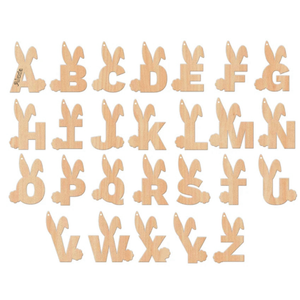 Personalised Alphabet Rabbit Dangler