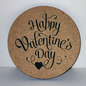 Coaster Valentines Day MDF Wood