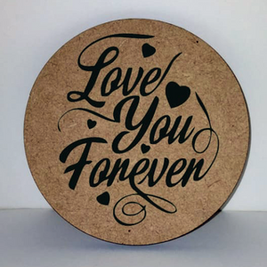 Coaster Valentines Day MDF Wood