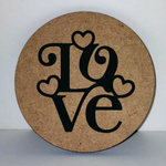 Load image into Gallery viewer, Coaster Valentines Day MDF Wood
