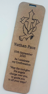 Wooden Confirmation Day Bookmark