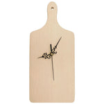 Load image into Gallery viewer, Personalised Plain Chopping Board Shape Solid Wooden Clock
