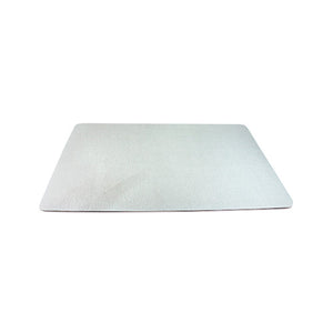Doormat white with felt surface anti-slip 44 x 67 cm