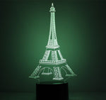 Load image into Gallery viewer, EIFFEL TOWER PARIS 3D Acrylic LED 7 Colour Night Light Touch Table Lamp
