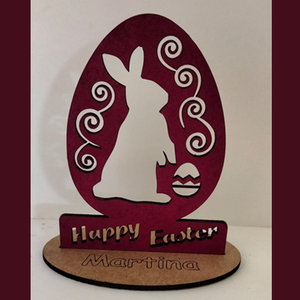 Easter Egg Free Standing MDF Wood