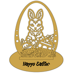Load image into Gallery viewer, Easter Egg Rabbit Free Standing
